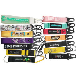 Bunte gewebte Patches Sublimation Gurtband Karabiner Anime Schlüssel anhänger Schlüssel riemen Anime Karabiner <span class=keywords><strong>Lanyard</strong></span> Schlüssel anhänger Schlüssel anhänger - Product Image 6