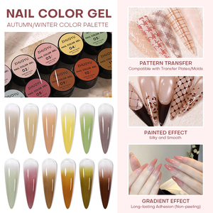 Wholesale Pat Painting UV Gel Nail <strong>Polish</strong> <strong>Kit</strong>-Easily Soak Off Non-Toxic Pat Pat Nail Gel 12 Colors for Professional Salon Use - Product Image 2