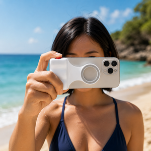 Poignée d'assistance pour la photographie sur smartphone avec télécommande sans fil pour l'enregistrement vidéo - Product Image 3