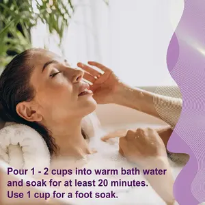 EE. UU. Hecho 12lb Sales de baño seguras para el embarazo Crema corporal relajante suave Hidratante Remojo Mineral Servicios de etiqueta privada para mujeres embarazadas - Product Image 5