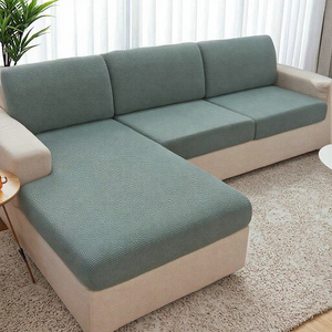 غطاء كنب مخملي مرن قابل للتمدد حديث، قابل للغسل في الغسالة، مقاس مخصص، نمط مريح للأرائك المجزأة، يزين مقعد الكنبة بنسبة 96% - Product Image 6