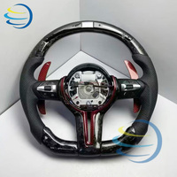 Volant en fibre de carbone forgée LED pour BMW Série F, amélioration de l'intérieur, compatible avec BMW 328i E90 X3 E83 E30 Z4 E85 E55 E87 335i E92