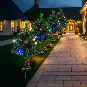 Luci Natalizie a <span class=keywords><strong>LED</strong></span> Solari da Esterno Impermeabili IP65 con Luce Fissa o Lampeggiante per Giardino, Cortile o <span class=keywords><strong>Albero</strong></span> <span class=keywords><strong>di</strong></span> <span class=keywords><strong>Natale</strong></span> - Product Image 1
