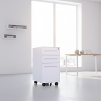 Armoire de bureau en métal de casier de stockage de dossiers mobiles de conception moderne de Offre Spéciale 3 tiroirs pour l'usage extérieur de sous-sol d'hôtel d'atelier d'école