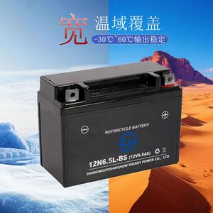 Shangwei แบตเตอรี่รถจักรยานยนต์12V 12N6.5L-BS ตะกั่วกรดปิดผนึก6.5Ah - Product Image 3