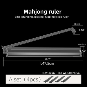 Tuiles de Mahjong de luxe à thème Halloween, motif écaille de tortue, portables, pour 4 joueurs, prêtes à être expédiées - Product Image 5