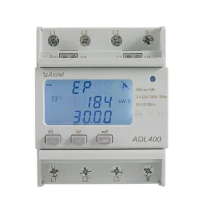 ACREL ADL400/C 3*1(6)A input via CT three phase power metering instruments support rs485 modbus rtu protocol