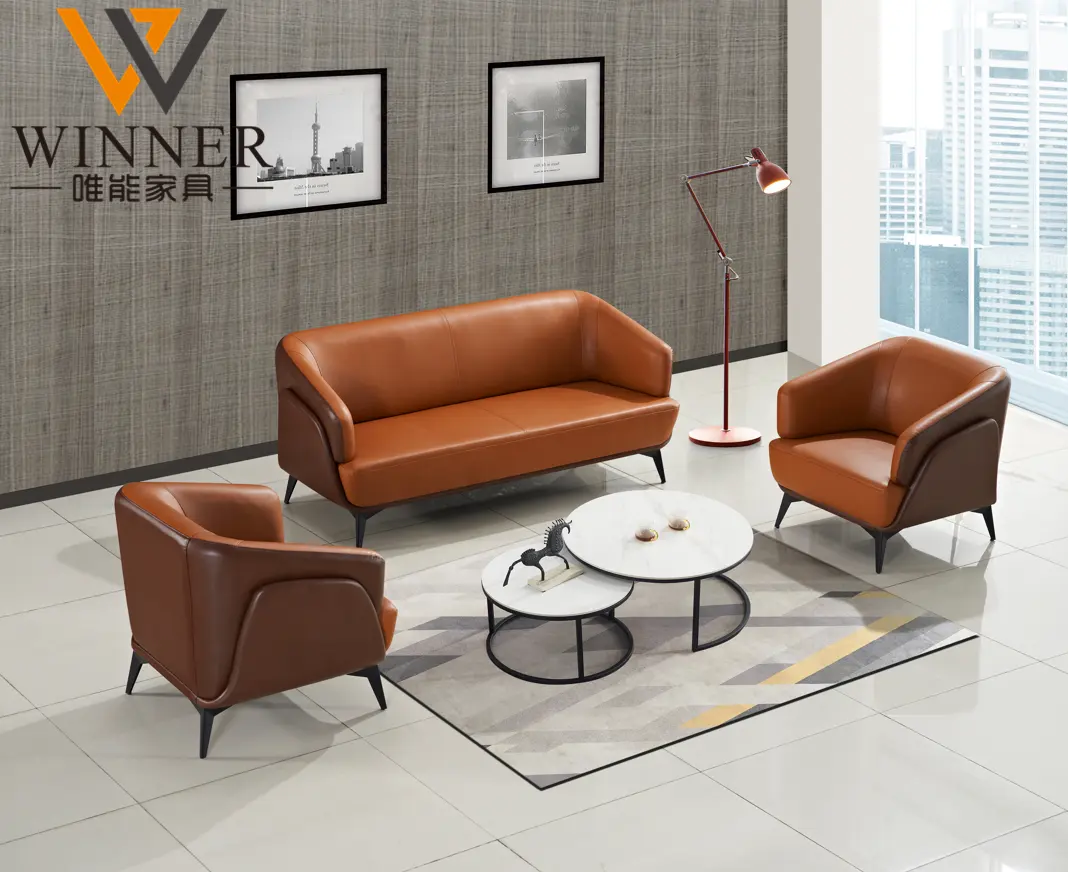 Nội Thất Văn Phòng Chất Lượng Cao Sofa Văn Phòng Hiện Đại Thoải Mái Và Đẹp 1 Bộ Sofa Gỗ Phong Cách Châu Âu 3-5 Năm