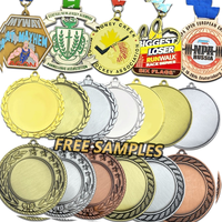 Médaille de récompense en métal émaillé personnalisée en usine pour le basketball, le football, la danse, le judo, la course à pied, le marathon, avec logo, sportive, antique, traditionnelle