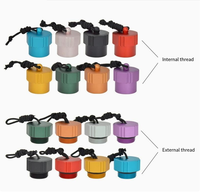 Cache de protection fileté en aluminium pour régulateur de plongée sous-marine, bouchon anti-poussière pour port DIN YOKE, protection pour réducteur de bouteille d'air