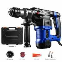Marteau perforateur rotatif électrique industriel 2400W, haute performance, avec embout SDS Plus, embrayage anti-vibration, multifonctionnel, 6J