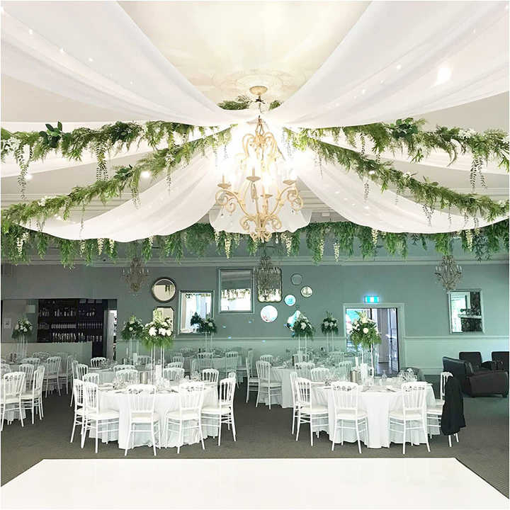 Wedding Decoration Ceiling Drapes Decoration Sheer Fabric Ceiling Draping Wedding  Backdrop Curtains