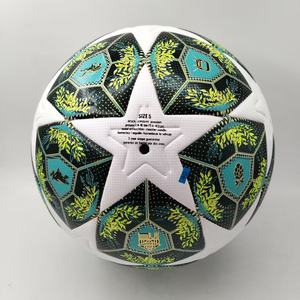 Pallone <span class=keywords><strong>da</strong></span> <span class=keywords><strong>Calcio</strong></span> Professionale Personalizzato Misura 5, Termosaldato in Pelle PU per Partite e Allenamenti - Product Image 1