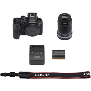 Cámara Digital sin Espejo <span class=keywords><strong>R7</strong></span> con Lente RF-S 18-150mm IS, Sensor CMOS, Video 8K, Resistente al Agua, Pantalla Dual, Compatibilidad con Tarjetas SD - Product Image 3