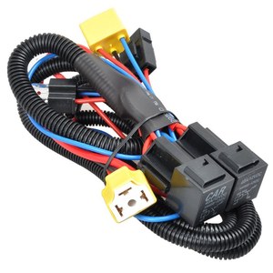 Cablaggio fari auto lampada alogena <span class=keywords><strong>H4</strong></span> luce migliora presa cavo illuminante illuminante 12V - Product Image 2