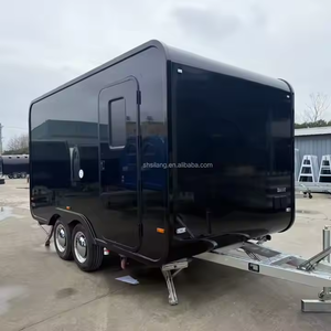 Popolare Food Truck Quadrato Personalizzato per Gelati e Torte, Rimorchio Mobile per Fast Food - Product Image 4