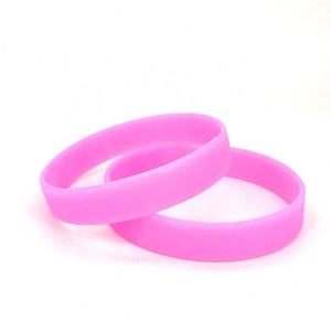Pulsera de competición deportiva para correr redonda luminosa de silicona fluorescente de color personalizado impresa UV al por mayor para adultos - Product Image 6