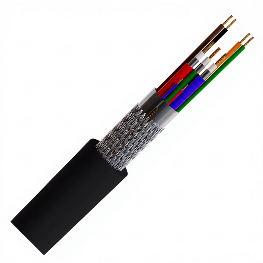 Good Price AWM 2919 Multi <strong>Core</strong> <strong>Twisted</strong> <strong>Pair</strong> <strong>Cable</strong> Double Braided <strong>Shielded</strong> Electrical Wire for Computer