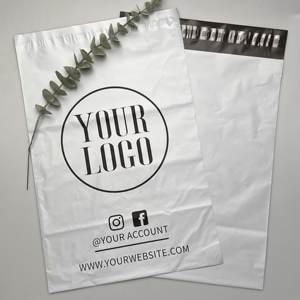 Enveloppe en poly biodégradable pour colis de courrier personnalisé enveloppe en poly enveloppe enveloppes emballage sacs postaux d'expédition - Product Image 1