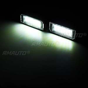 2 ampoules universelles 12V 18 LED pour éclairage de plaque d'immatriculation de voiture VW GOLF 4 5 6 7 6R Passat B6 Lupo Scirocco Polo - Product Image 2