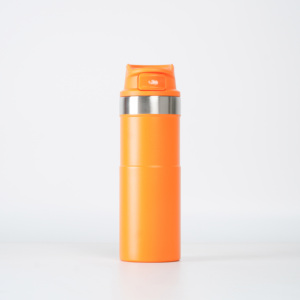 Flacon à café isolé sous vide à double paroi de 500ml <span class=keywords><strong>avec</strong></span> <span class=keywords><strong>couvercle</strong></span> à gâchette étanche - Product Image 3