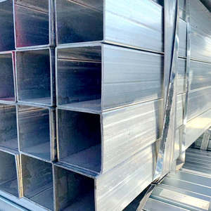 <span class=keywords><strong>Perfil</strong></span> de Acero Dulce ASTM A500 Q235, Tubo de Acero Galvanizado <span class=keywords><strong>Rectangular</strong></span>, Sección Hueca Cuadrada, Tubo Metálico - Product Image 1
