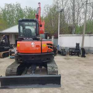Low Price KX057-4 5 Tons Mini Excavator High Quality Hydraulic System Original Motor PLC Used Excavators Good Condition - Product Image 3