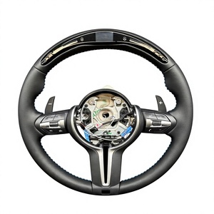 Volant en cuir de luxe pour BMW E Chassis F Chassis Série M LED Cuir <span class=keywords><strong>Sport</strong></span> - Pièce de modification haute performance - Product Image 1