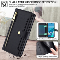 Étui de téléphone magnétique en cuir PU de qualité supérieure avec fentes pour cartes, béquille et protection antichoc pour Samsung A56 A55 A54 A53 A35 A34 A16 A15