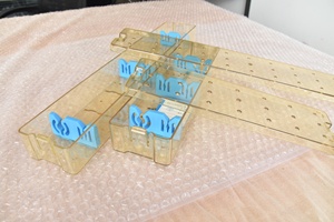 Kotak plastik sterilisasi sterilisasi sterilisasi otomatis untuk kotak <span class=keywords><strong>PPSU</strong></span> plastik instrumen bedah - Product Image 6