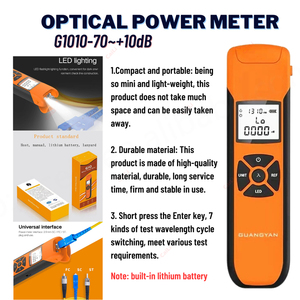 Kit óptico Ftth con OPM G1010 Cleaver, kit de herramientas de fibra óptica con tijeras, kit de herramientas de molinero de fibra óptica, de la serie de herramientas - Product Image 2