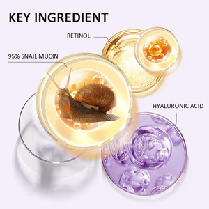 Sérum réparateur quotidien <span class=keywords><strong>hydratant</strong></span> anti-âge raffermissant réduction des rides <span class=keywords><strong>à</strong></span> la mucine d'escargot 95% Stick <span class=keywords><strong>hydratant</strong></span> pour le <span class=keywords><strong>visage</strong></span> avec du rétinol - Product Image 4