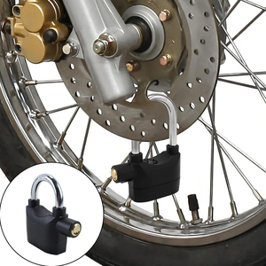 Cerradura de alarma, pestillo de seguridad antirrobo de <span class=keywords><strong>110</strong></span> DB, pestillo <span class=keywords><strong>para</strong></span> motocicleta y bicicleta, cerradura de alarma con sirena de seguridad universal, con 3 llaves - Product Image 6