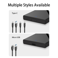 Custodia esterna 2.5 Hdd Usb 3.0 HDD custodia SSD involucro disco scatola per 7mm 9.5mm HDD Laptop o SSD Boitier Disque Dur Sata 2.5