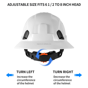 WEJUMP HDPE ANSI Z89.1 TYPE I CLASS C 풀 브림 산업용 엔지니어 6포인트 서스펜션 안전모 - Product Image 6