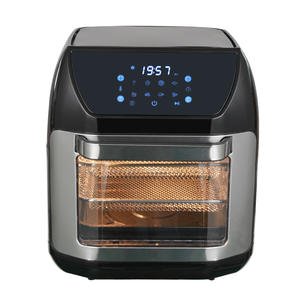 مقلاة هوائية حديثة مربعة بسعة كبيرة 12 لتر من الفولاذ المقاوم للصدأ ، مقلاة هوائية بصرية متعددة الوظائف ، فرن ، أجهزة مطبخ صغيرة - Product Image 4