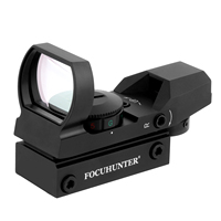 Lunette de visée tactique en aluminium BK 1X22X33mm avec point rouge/vert, 4 réticules, viseur reflex, étanche, antichoc, pour la chasse et les sports de tir