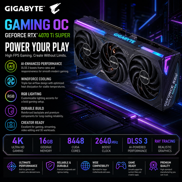 Used for OC Edition Gaming Graphics Card 16GB GDDR6 PCIe 3.0 X16 2602MHz Grade Components PCB Fan Cooler Desktop