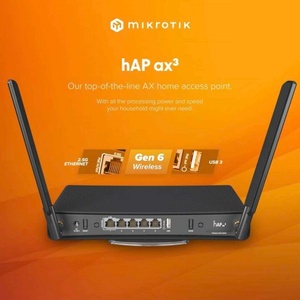 오리지널 새로운 MikroTik 라우터 HAP Ax3 AP Hap Ax3 C53UiG + 5HPaxD2HPaxD - Product Image 6