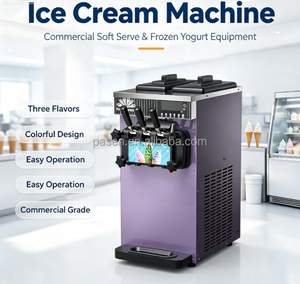 Macchina Professionale per Gelato Soft a 3 Gusti per Caffetterie e Negozi - Product Image 3