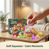 Offre Spéciale Calendrier de l'Avent Noël 2026 Version Enfants 24 Jours de Surprises Boîte Mystère Surprise Jouets Mochi Fudge en TPR Souple
