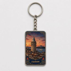 Llaveros Personalizados de Alta Calidad con Diseño de Lugares Emblemáticos de Estambul, Estilo Turco, Recuerdo de Viaje - Product Image 2