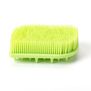 New Design Double-Sided Silicone Bath & Scalp <b>Brush</b>, Soft Shower Scrubber with Massage Bristles, for Kids & Adults - Product Image 3