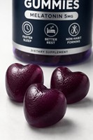 Gummies de mélatonine OEM, complément alimentaire pour le sommeil, vitamines végétales naturelles, 2 gummies par dose quotidienne, 60 unités
