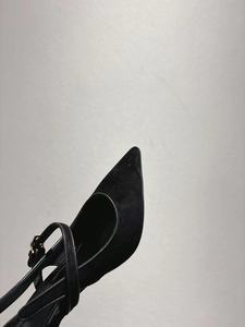 2026 New Luxury Brand Design - <b>Sexy</b> Pointed-Toe <b>Leather</b> High Heels, Fashionable Elegant Ladies' Casual High Heels - Product Image 3
