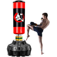 Sac de frappe de boxe TOPTONS, autoportant, lourd, avec support de sable, pour le kickboxing, la boxe, avec base à ventouse