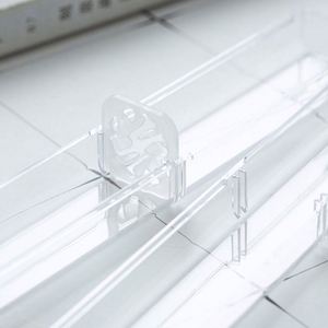 <b>Clear</b> Acrylic Fashionable GEOMETRY Pattern Carved Rectangle Pencil <b>Box</b> Personalized Pen Case for Promotional <b>Gifts</b> - Product Image 3