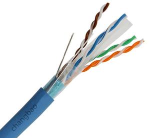Changbao en stock FTP STP Cat 6 câble LAN <span class=keywords><strong>Internet</strong></span> 4 paires 23AWG cuivre Ethernet Cat6 fabricant de câbles réseau - Product Image 2