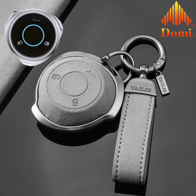 Leather Zinc Alloy Car Remote Key case Cover Protect Shell for Neta v Nezha U Nezha No1 Neta v Keychain Auto Accessories