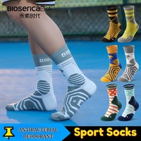 Bioserica Era Sports Chaussettes de compression Running Elite Basketball Chaussettes Chaussettes de sport Hommes